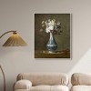 Art Remedy Jean Baptiste Chardin - A Vase of Flowers Classical vintage floral vase wall art Framed - 2 of 4