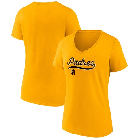 Mlb San Diego Padres Women s V neck Core T shirt Target