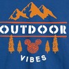Men's - Disney - Outdoor Vibes Long Sleeve Graphic T-Shirt - 2 of 4