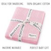Bleu La La , 100% Luxury Organic Cotton Ribbed Baby Swaddle Blanket for Newborn and Infant Boys and Girls - 3 of 4