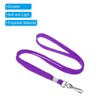 Unique Bargains Polyester Wear-resistant Lightweight ID Card Neck Lanyards with Hook 25 Pcs - 3 of 4