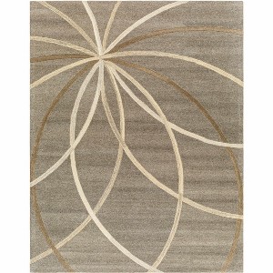 Hauteloom Davison Black Geometric Wool Carpet - 1 of 4