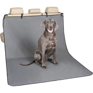 PetSafe Happy Ride Waterproof & Machine Washable Cargo Liner for Pets, Fits Most Vehicles, Grey (70"L x 50"W) - 1 of 4