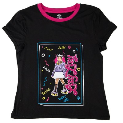 Girls' Nickelodeon That Girl Lay Lay Toodles Long Sleeve Graphic T-shirt -  Pink L Plus : Target