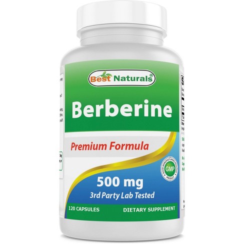 Berberine 500 mg 120 Capsules - image 1 of 4