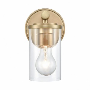 Elk Home Burrow 1 - Light Vanity in  Natural Brass - 1 of 1