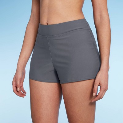 Women's Tummy Control Swim Shorts - Kona Sol™ Gray XS