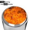 27" Smokeless Fire Pit with Adjustable Airflow, 304 Stainless Steel Wood-Burning Firepit, 360° Heat & Secondary Burn Technology, Outdoor Fire Bowl - 4 of 4