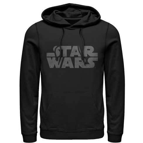 Men s Star Wars Simple Logo Pull Over Hoodie Target