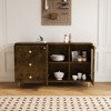 Bella Depot 55.12''W Modern Side Sideboard Cabinet - 3 of 4