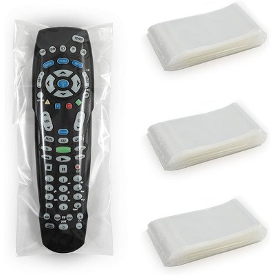 Bright Creations 150 Pack Clear Plastic TV Remote Bags, 12.2 x 4 Inches