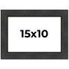 PosterPalooza | Photo Size Traditional Black Picture Frame - UV Acrylic, Foam Board Backing, Hanging Hardware - 2 of 4