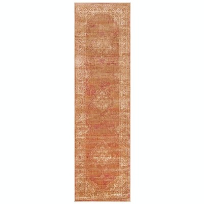 Taupe Viscose Reversible Runner Rug 2'2" x 7'2"