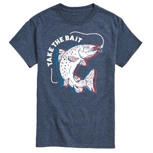 Men's - Instant Message - Take The Bait Fish Short Sleeve Graphic T-Shirt - 1 of 4