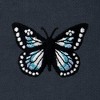 Dalix Butterfly Embroidery Relaxed Hoodie Soft Fleece Sweatshirt Fit Lounge Womens - 2 of 4