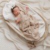 100% Luxury Cotton Heart Knit Swaddle Blanket for Blanket for Newborn and Infant Boys and Girls - 4 of 4