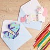 Sustainable Greetings 24 Pack Cute Happy Birthday Cards for Kids with Envelopes, 6 Die Cut Designs with Dogs Rocket Unicorn Cactus - 2 of 4