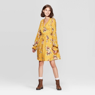 mustard yellow dress target