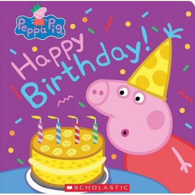 Happy Birthday! - (Peppa Pig) by  Annie Auerbach (Board Book)