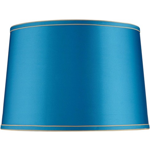 Springcrest Turquoise Medium Drum Lamp, What Is A Spider Top Lampshade