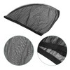 Unique Bargains Sun Shade Car Side Window Cover Rear Breathable Mesh Anti-UV Protect Sunshade Curtain Universal 23.62"x19.69" Black 1 Pair - 4 of 4