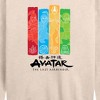 Women's - Avatar: The Last Airbender - Four Nations Lightweight French Terry Wide Neck Long Sleeve Shirt - 2 of 4