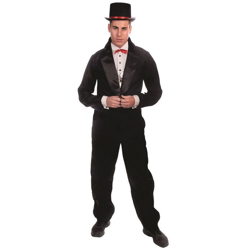 Dress Up America Magician Tuxedo Costume for Adults - Black, 2 of 3