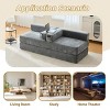 Convertible Sofa Couch Modern Ergonomic Foam Support with Washable Cover for Living Room Apartment 77.95W - 3irtyhousy - 3 of 4