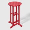 WestinTrends Malibu 37" All Weather HDPE Outdoor Patio Counter Height Bistro Table - Round - 4 of 4