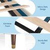 Twin Bed Frame Upholstered Platform Bed with Fabric Headboard, Non-Slip and Noise-Free - 4 of 4