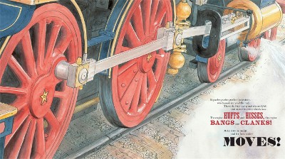 Locomotive Hardcover Non-Fiction Kids' Book