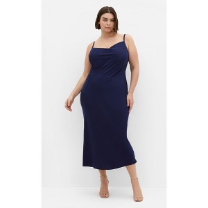 Women's Plus Size Sadie Dress - navy | CITY CHIC - 1 of 4