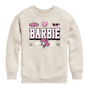 Boys' - Barbie - Barbie Jersey Graphic Long Sleeve Fleece Sweatshirt - 1 of 4