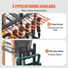 VEVOR Garden Tool Organizer, 16 Slots with Hooks, Yard Tool Tower Rack with Wheels for Garage Organization and Storage, Hold Long-Handled Tool/Rake - 4 of 4