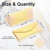 Unique Bargains Triangle Foldable Magnetic Portable Eyeglass Sunglasses Case - 2 of 4
