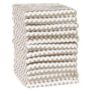 Unique Bargains Microfiber Highly Absorbent Lint Reusable Kitchen Towel 12 Pcs - 1 of 4