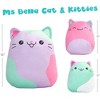 BenBen Cat Plush Toy, 12" and 7'' Plushies, Set of 3, Squishy Kitty Stuffed Animal Toy Hugging Pillow - 3 of 4