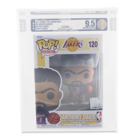 LA Lakers NBA Funko POP Vinyl Figure  Lebron James White Jersey Graded AFA  9.0 