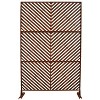 CAVINAS Patio Decorative Screen Metal Fence Privacy Screen with Stripe Pattern for Outside and Garden, 76" H×48" W - 4 of 4