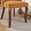 Sapphtopaz Modern Dining Chairs Set of 2 Upholstered Accent Chair with Curved Legs Armless Chairs for Kitchen, Dining Room, Living Room - 4 of 4