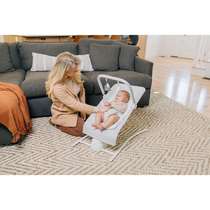 Baby Delight Alpine Wave Deluxe Bouncer with Motion - Driftwood Gray, 6 of 18