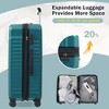 Merax 5-Piece Expandable Hardside Luggage Set with Duffel & Toiletry Bag - 4 of 4