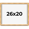 PosterPalooza | Minimalist Shadow Box Brown Picture Frame - UV Acrylic, Backing Board, Hanging Hardware - 2 of 4