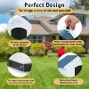FDW 28/32/39 Inch Spacious Plastic Dog House Dog Kennel with Ventilated Roof Removable Tray - 4 of 4