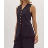 Women's BUTTON UP VEST - entro - 2 of 4