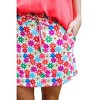 Women's Bright Blooms Floral Skort - Jess Lea - image 4 of 4