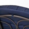 Resenkos 3-Seat Swing Set,  Canopy, Garden, Poolside, Comfortable Cushions & Pillows, - 4 of 4