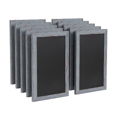 Emma and Oliver Framed Decorative Wall Hanging Chalkboard with Magnetic Surface for Weddings, Parties, Showers and More