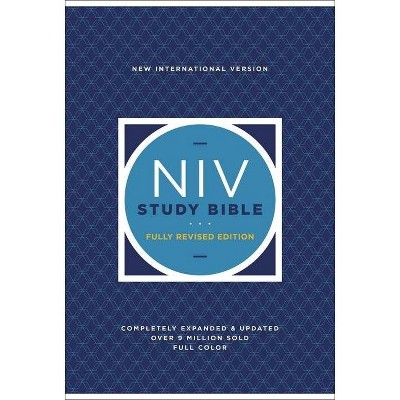 NIV Study Bible, Fully Revised Edition, Hardcover, Red Letter, Comfort Print - by  Zondervan