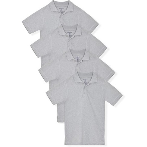 Studio 3 Little Boy’s 4-pack Short Sleeve Pique Polo Uniform Shirts ...